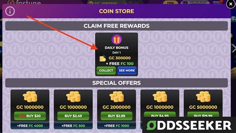 oddseeker fortune coins.